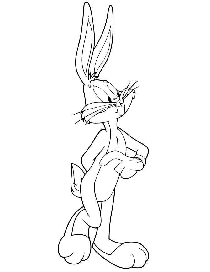 Bugs Bunny Coloring Pages 11