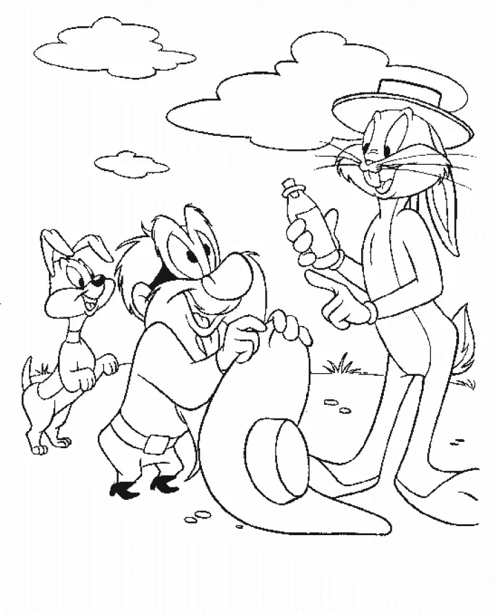 Bugs Bunny Coloring Pages 13