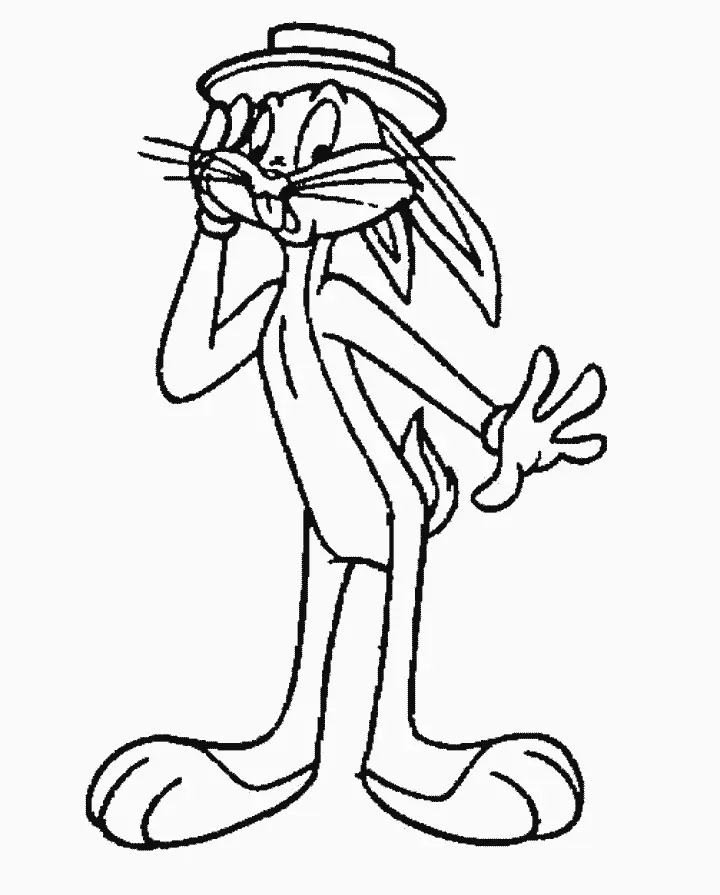Bugs Bunny Coloring Pages 16