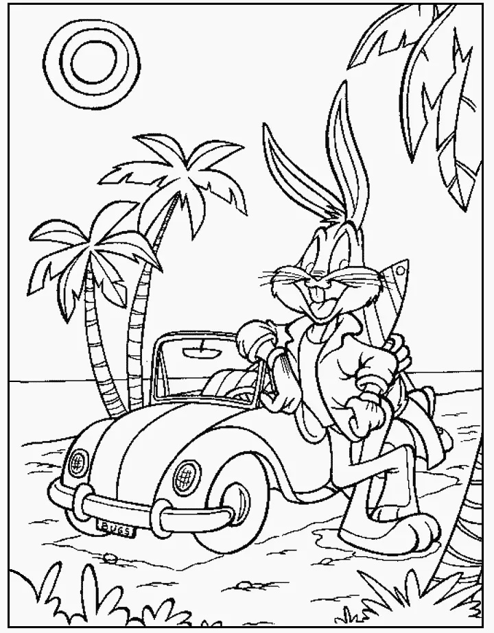 Bugs Bunny Coloring Pages 3
