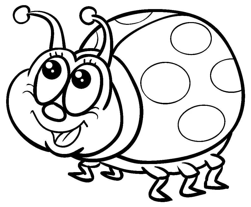 Bugs Coloring Pages 1