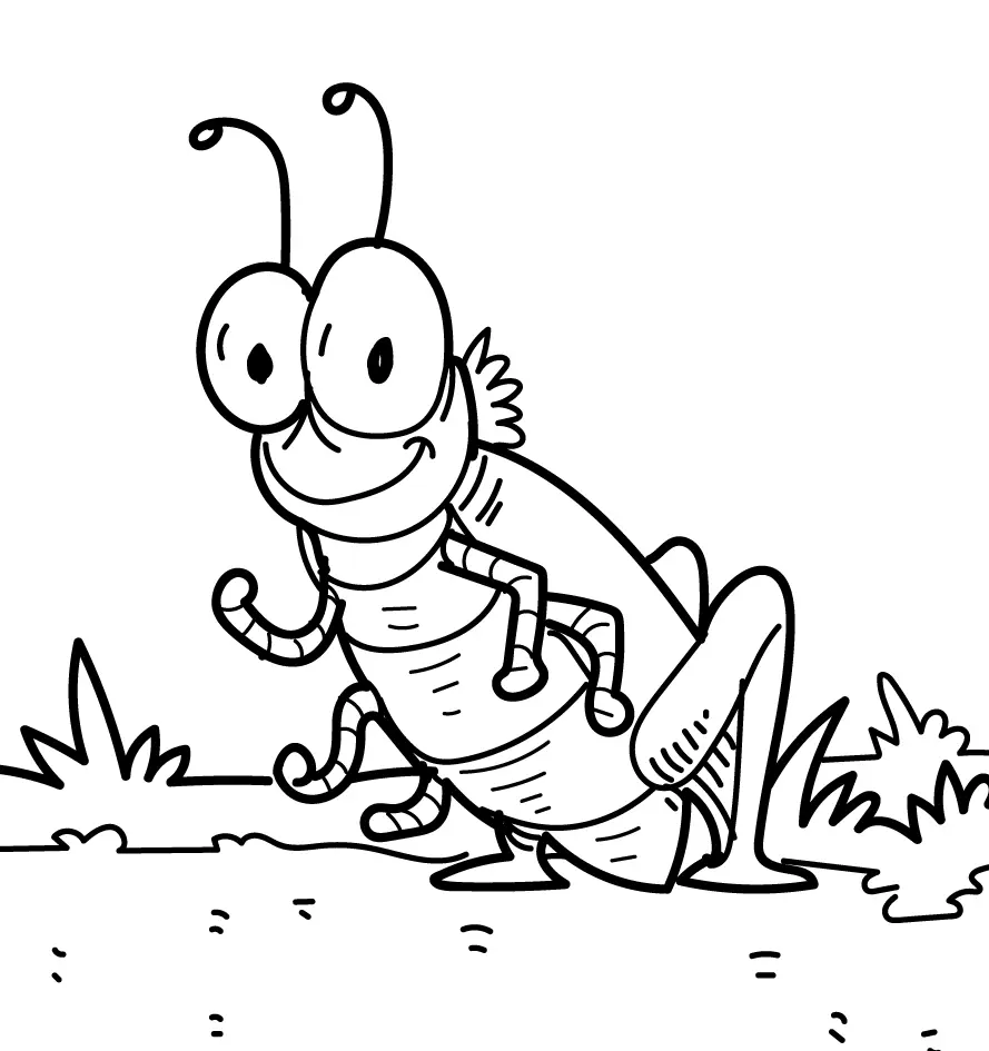 Bugs Coloring Pages 17