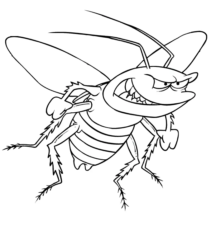Bugs Coloring Pages 30