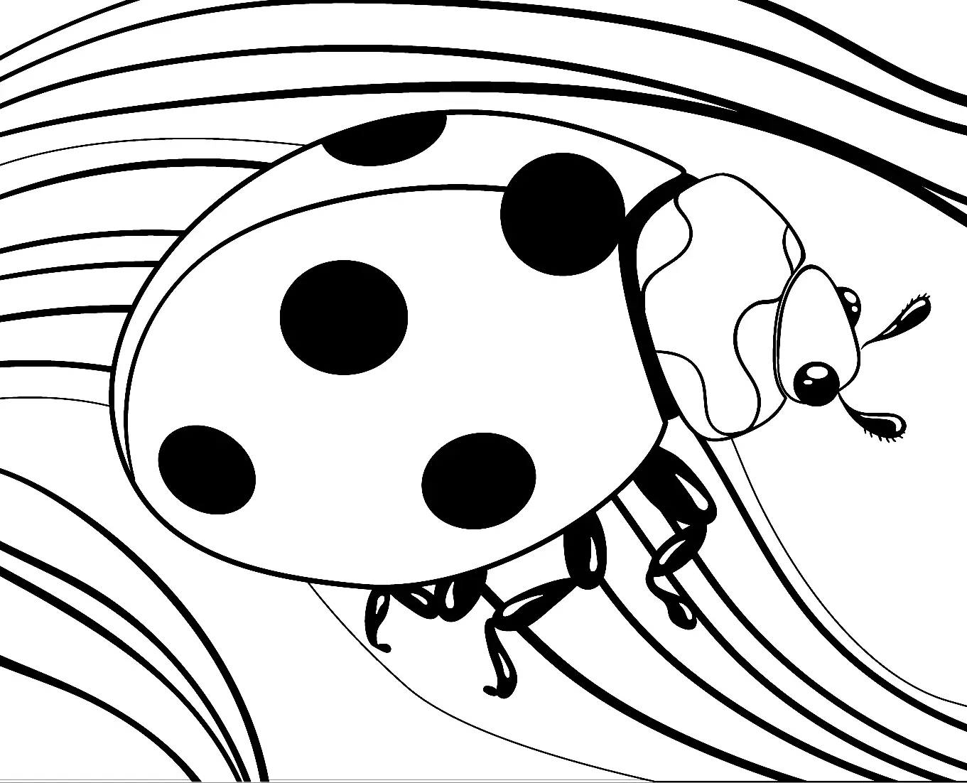 Bugs Coloring Pages 6