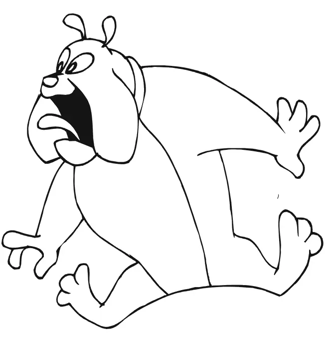 Bulldog Ausmalbilder 33