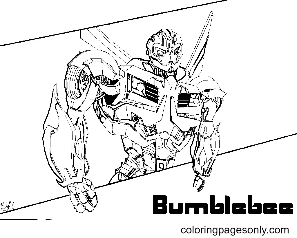 Bumblebee Coloring Pages 63