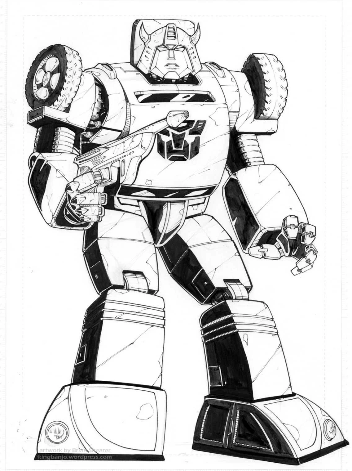 Bumblebee Coloring Pages 8