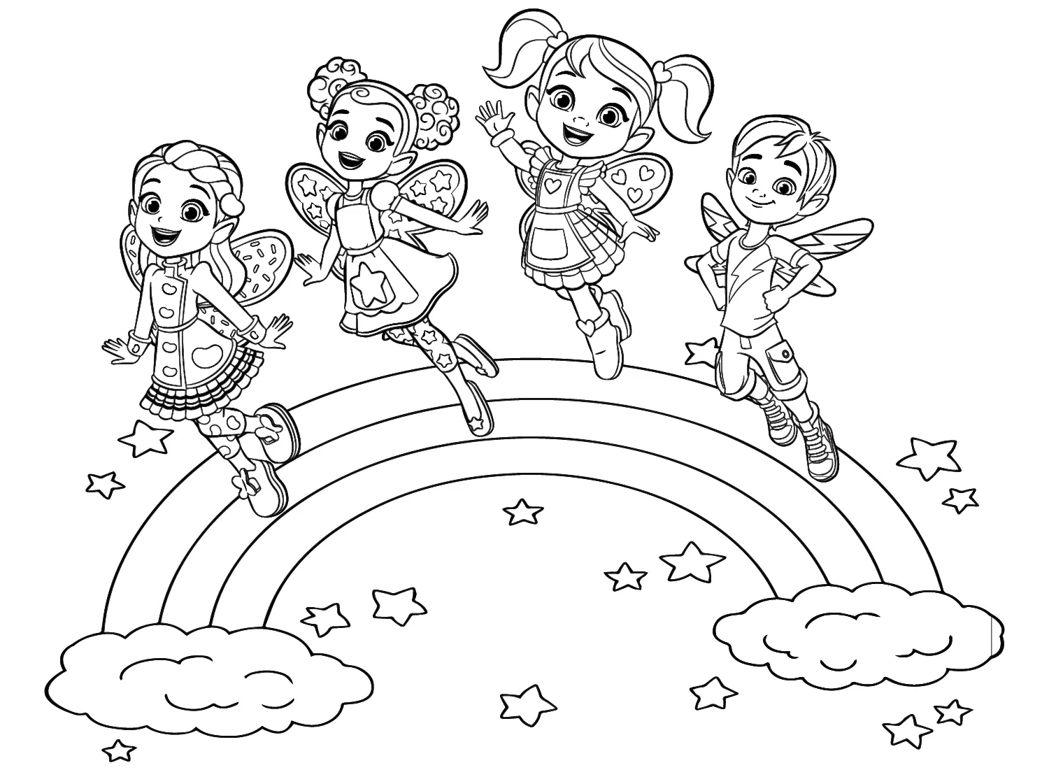 Butterbean s Cafe Coloring Pages 1
