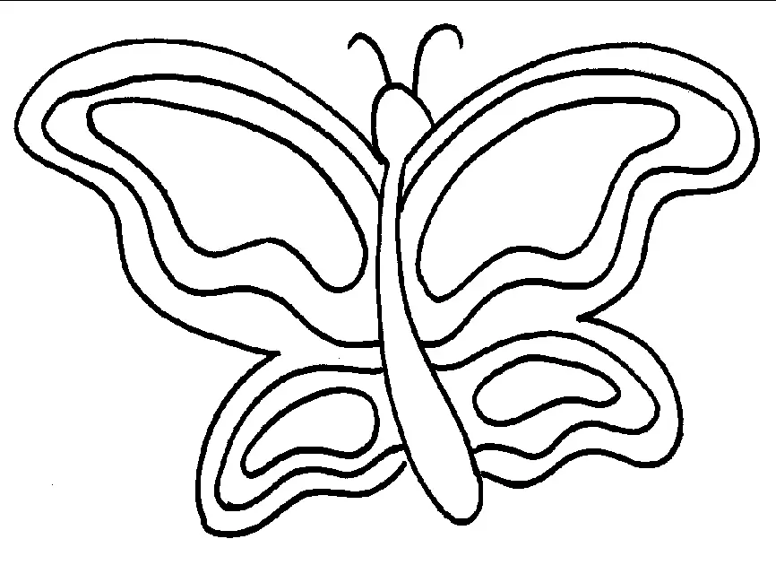 Butterfly Coloring Pages 24