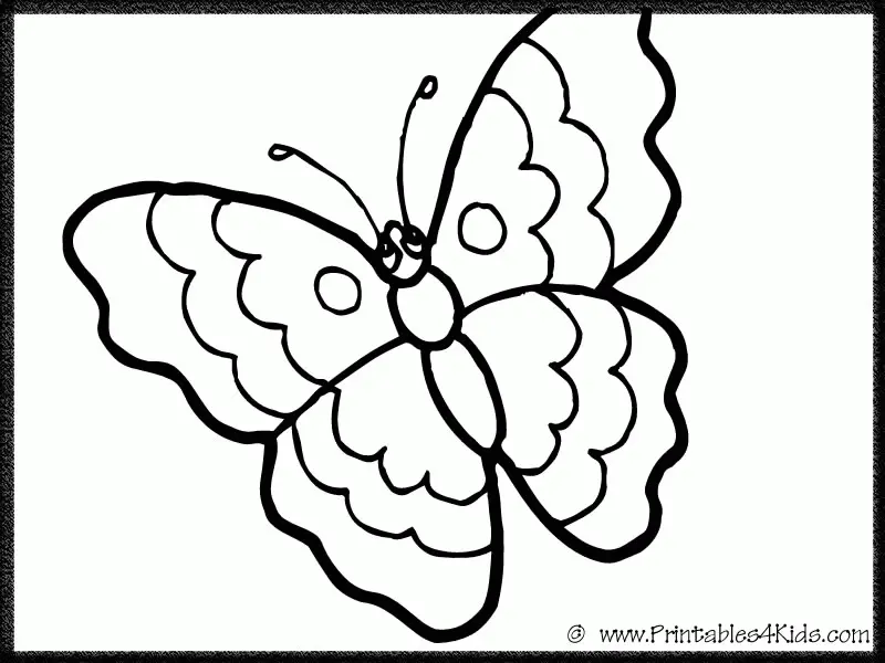 Butterfly Coloring Pages 31