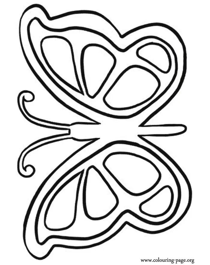Butterfly Coloring Pages 35