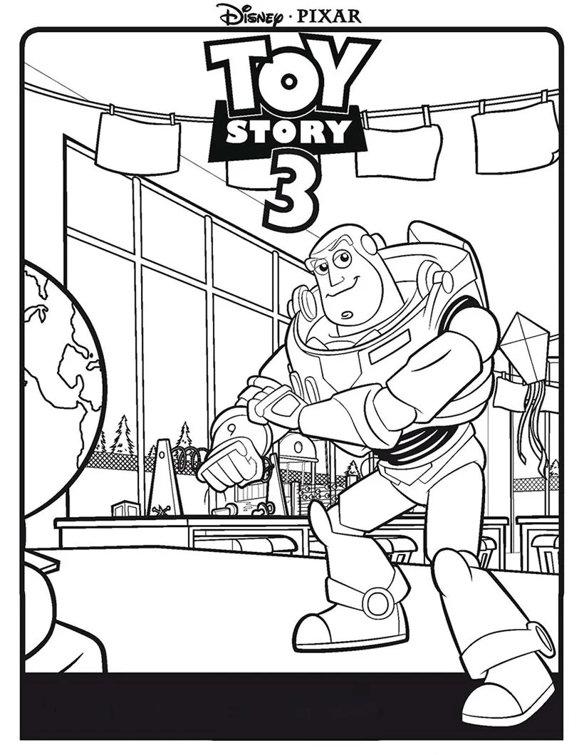 Buzz Lightyear Coloring Pages 16