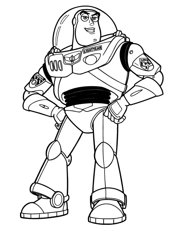 Buzz Lightyear Coloring Pages 18