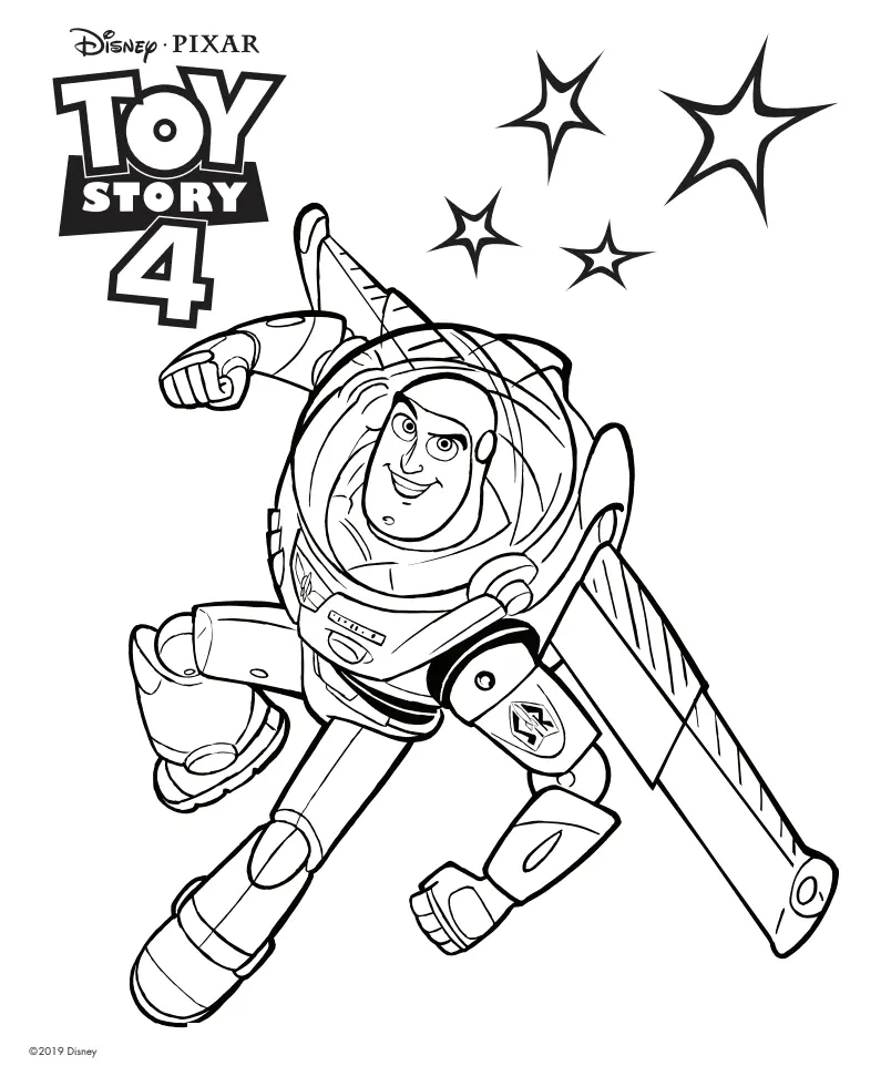 Buzz Lightyear Coloring Pages 42