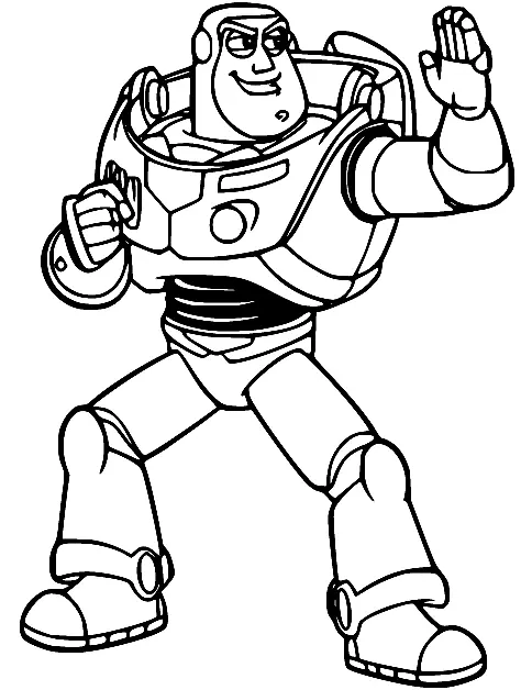 Buzz Lightyear Coloring Pages 59
