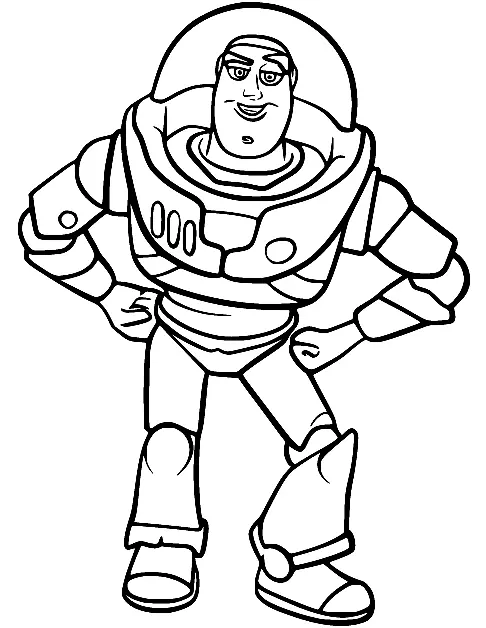 Buzz Lightyear Coloring Pages 61