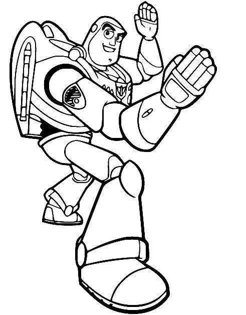 Buzz Lightyear Coloring Pages 66