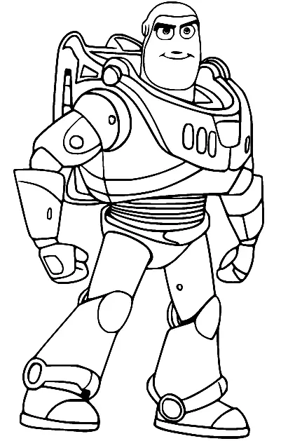Buzz Lightyear Coloring Pages 72
