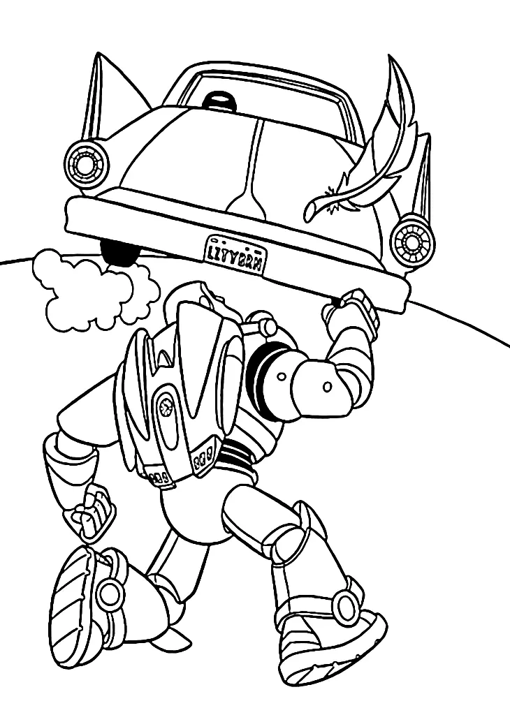Buzz Lightyear Coloring Pages 75