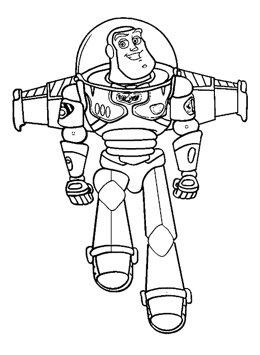 Buzz Lightyear Coloring Pages 8