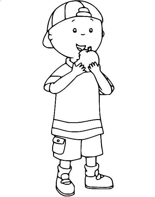 Caillou Para Colorear 37