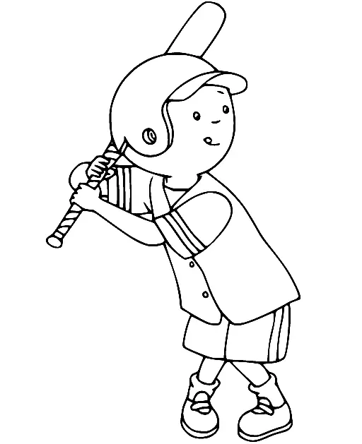 Caillou Para Colorear 47