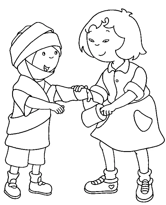 Caillou Para Colorear 70