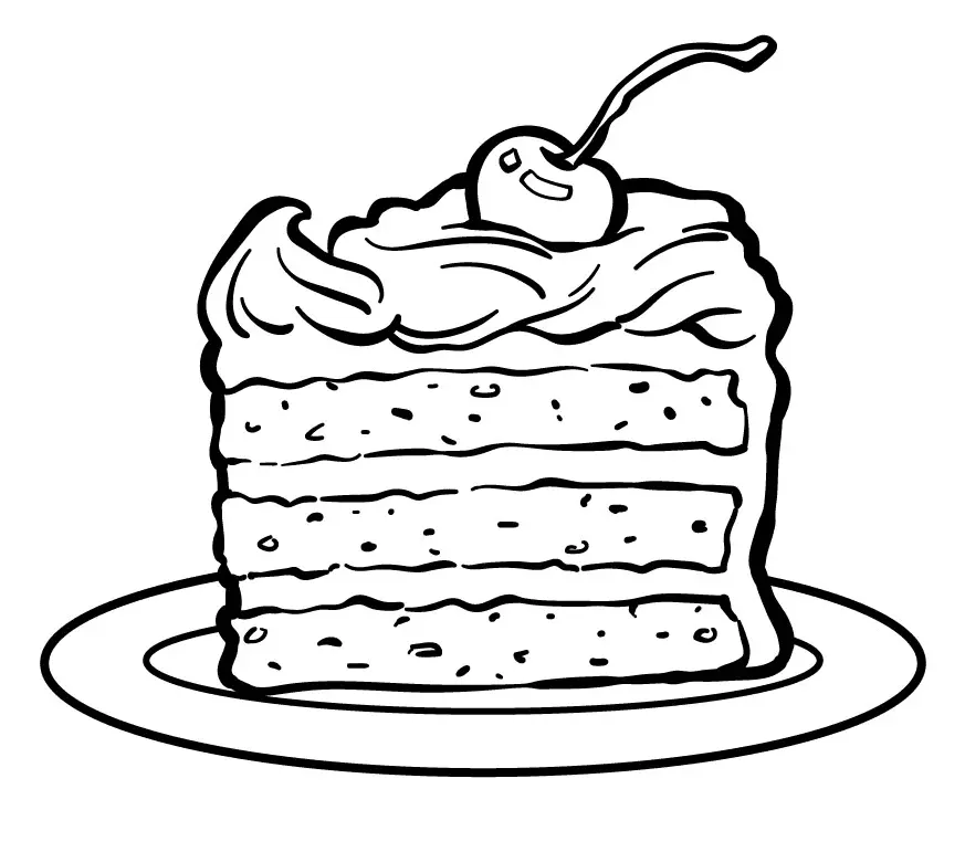 Kuchen Ausmalbilder 18
