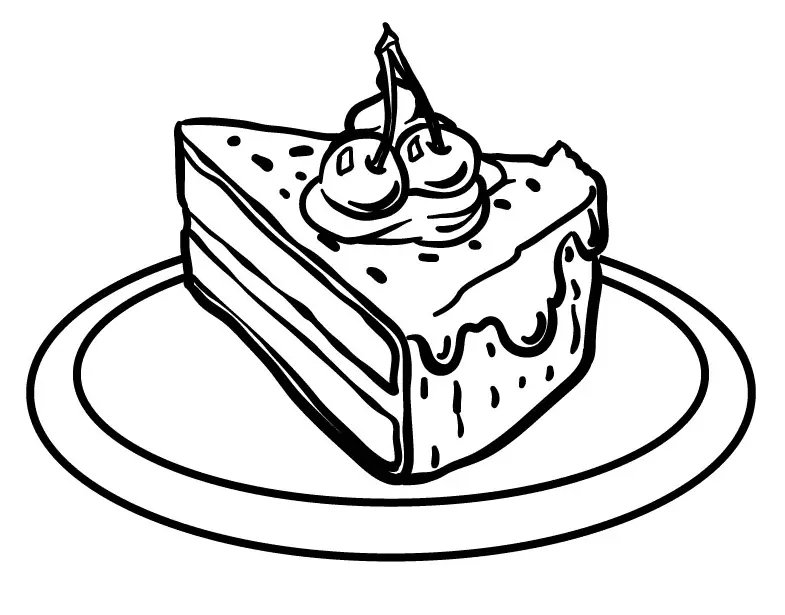 Kuchen Ausmalbilder 43