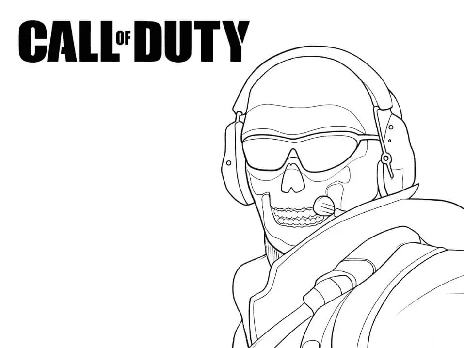 Desenhos de Call Of Duty Para Colorir 5