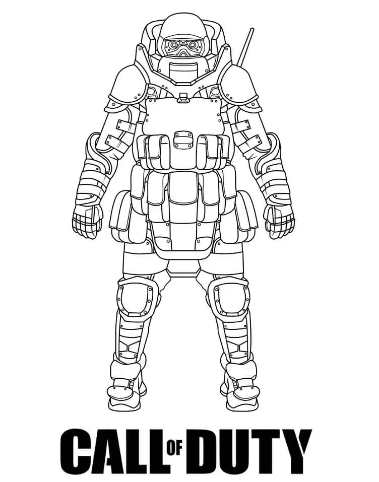 Desenhos de Call Of Duty Para Colorir 8