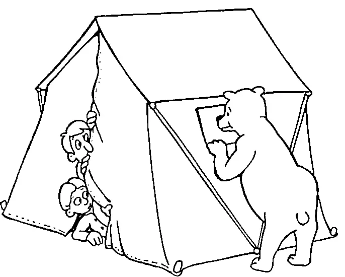 Camping Coloring Pages 20