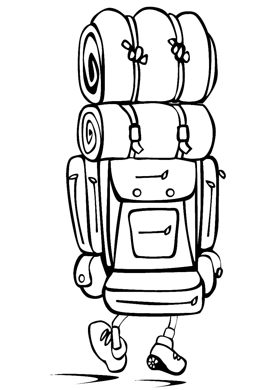 Camping Coloring Pages 25