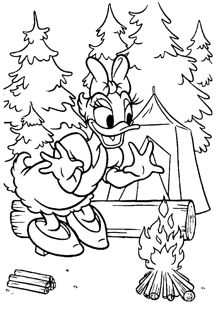 Camping Coloring Pages 37