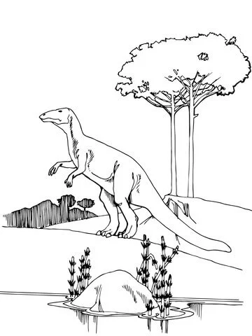 Camptosaurus Coloring Pages 10