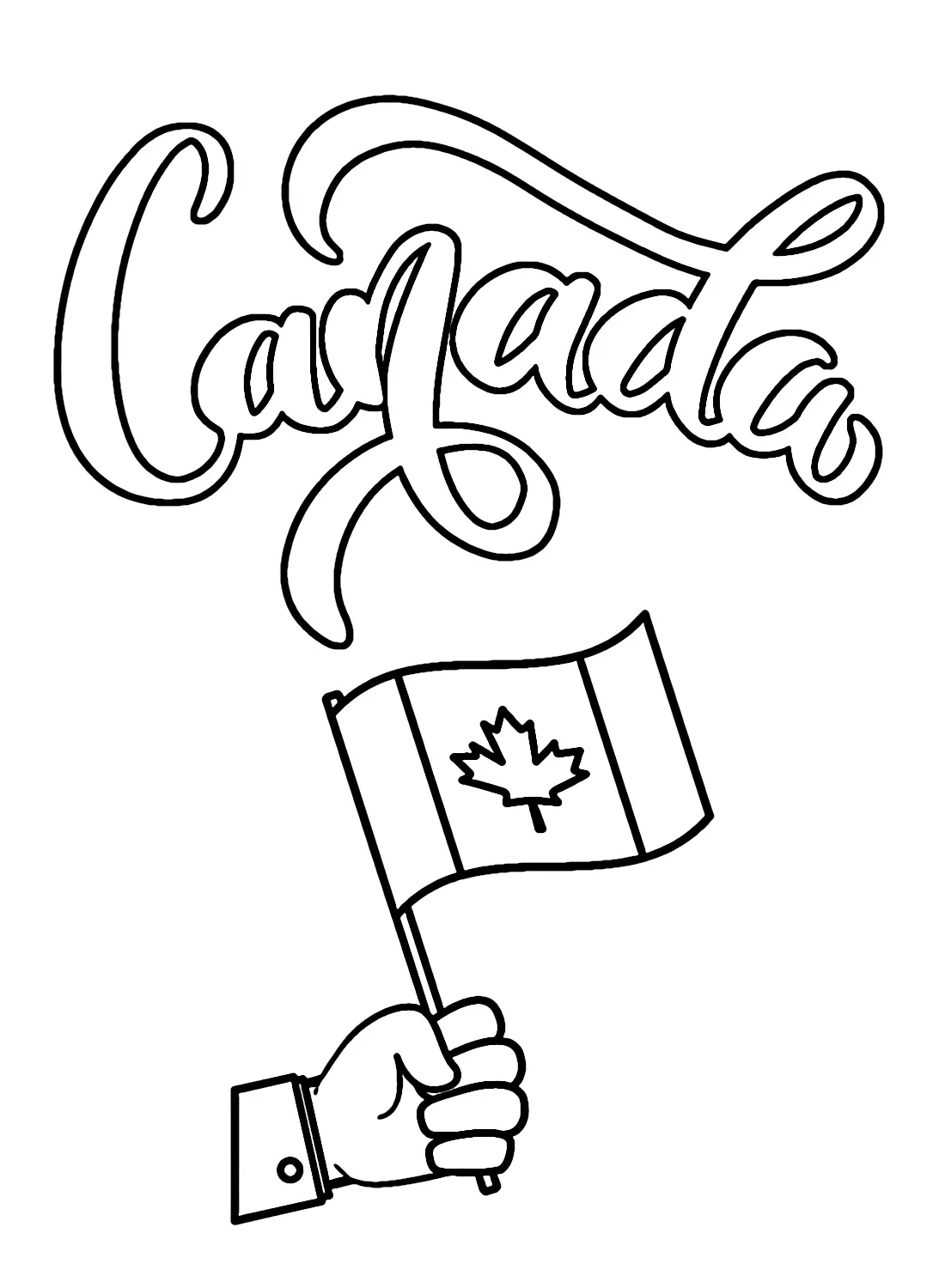 Kanada Ausmalbilder 16