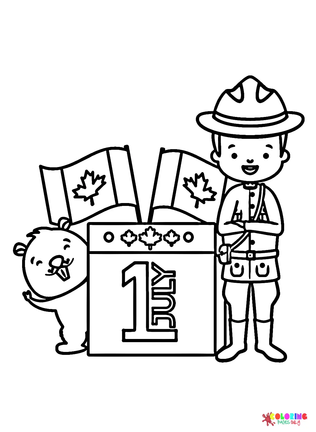 Canada Day Coloring Pages 11