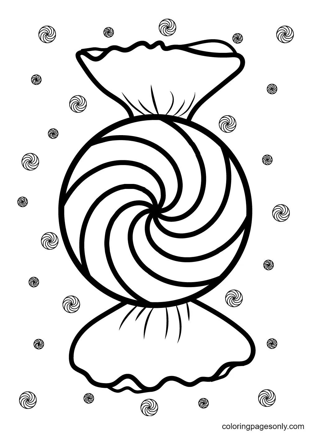 Candy Coloring Pages 14