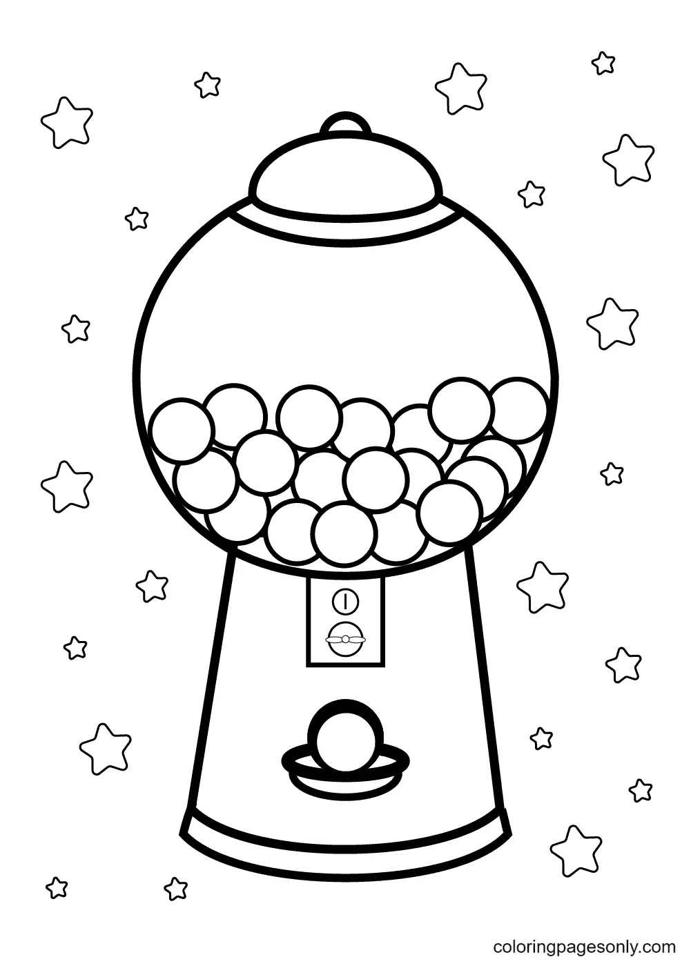 Candy Coloring Pages 2