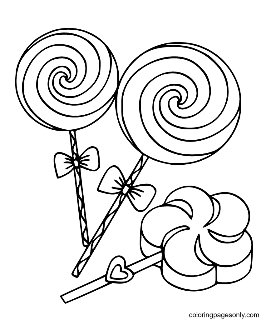 Candy Coloring Pages 38