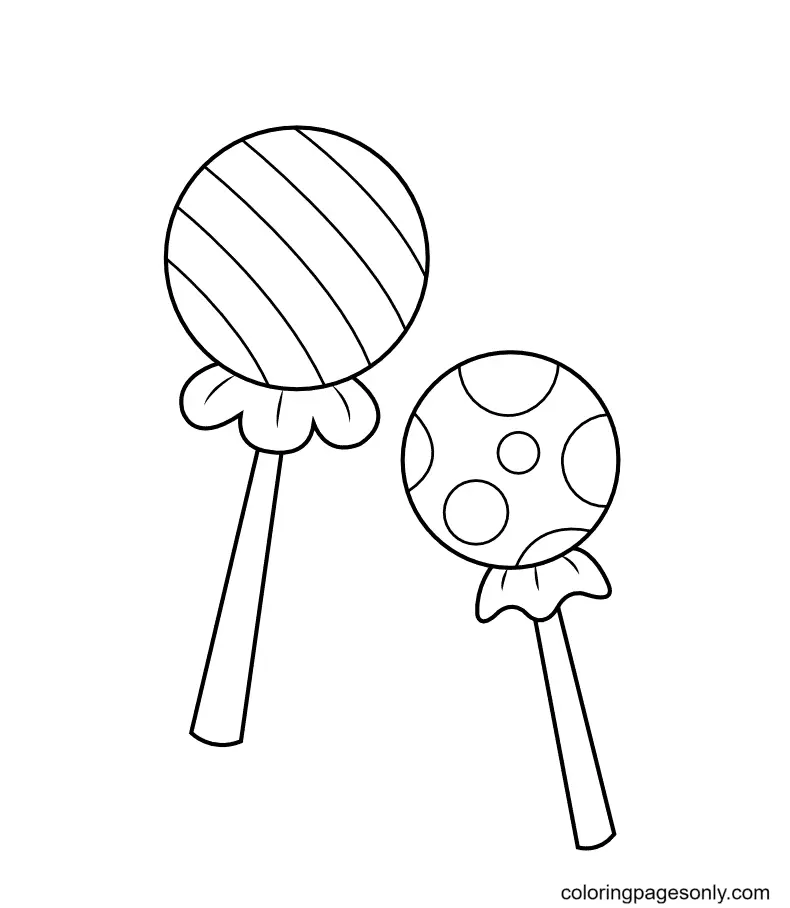 Candy Coloring Pages 39