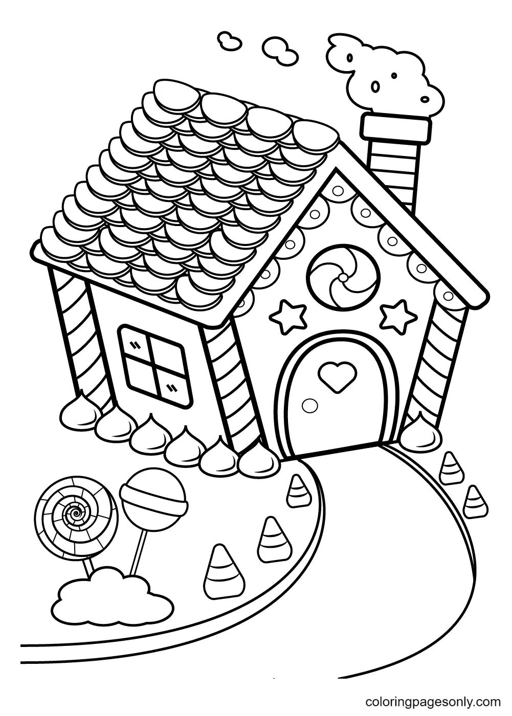 Candy Coloring Pages 4