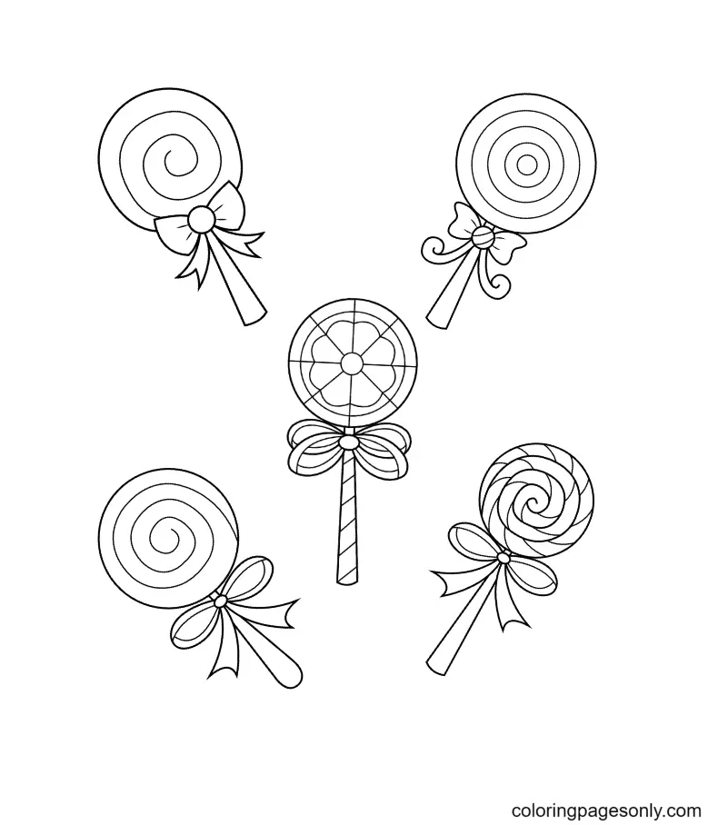 Candy Coloring Pages 42