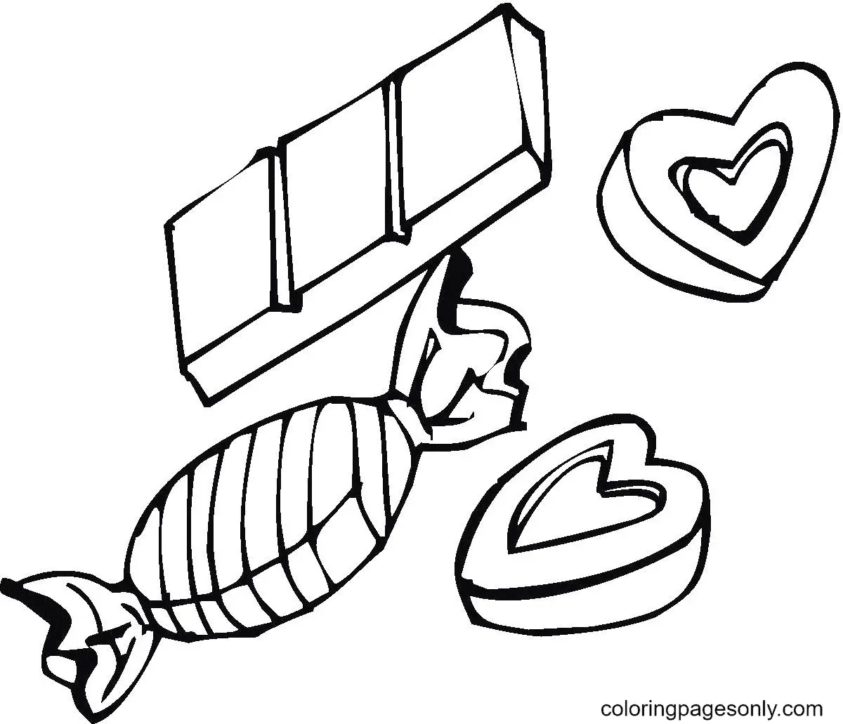 Candy Coloring Pages 48