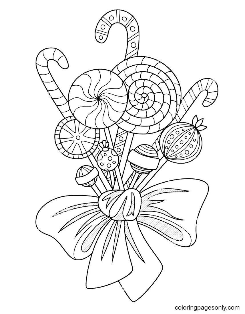 Candy Coloring Pages 49