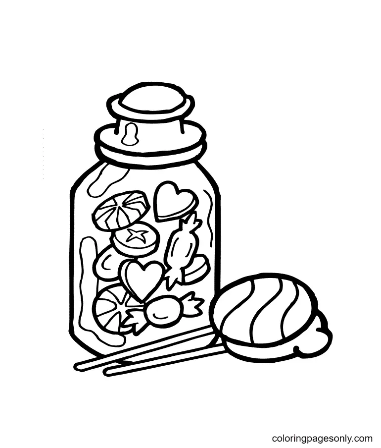 Candy Coloring Pages 51