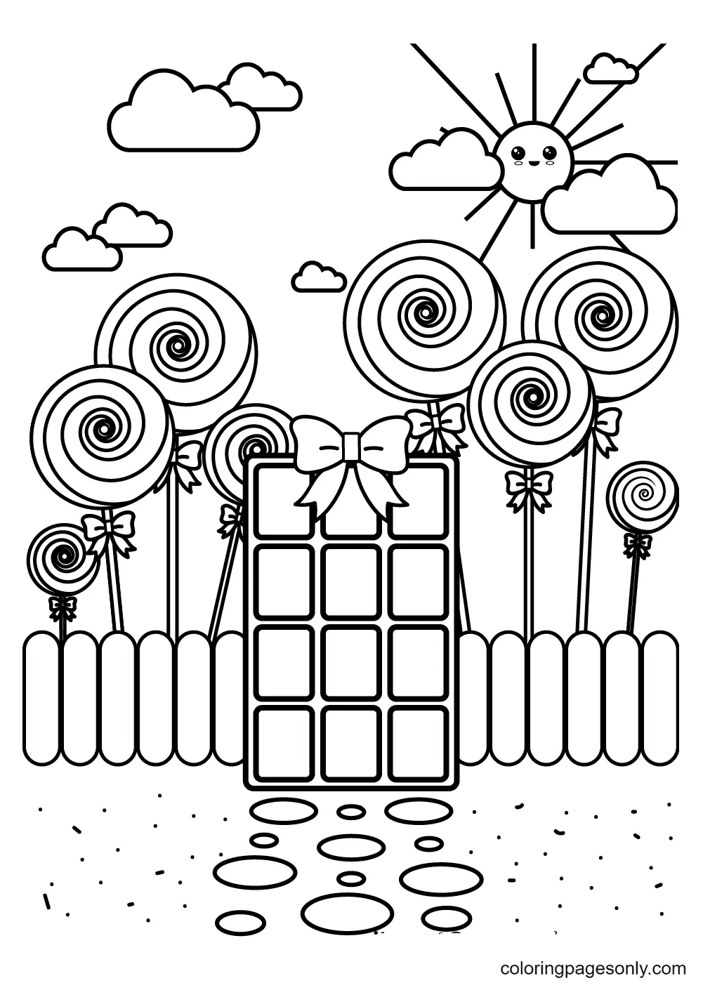 Candy Coloring Pages 52