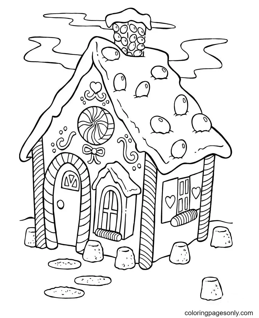 Candy Coloring Pages 8