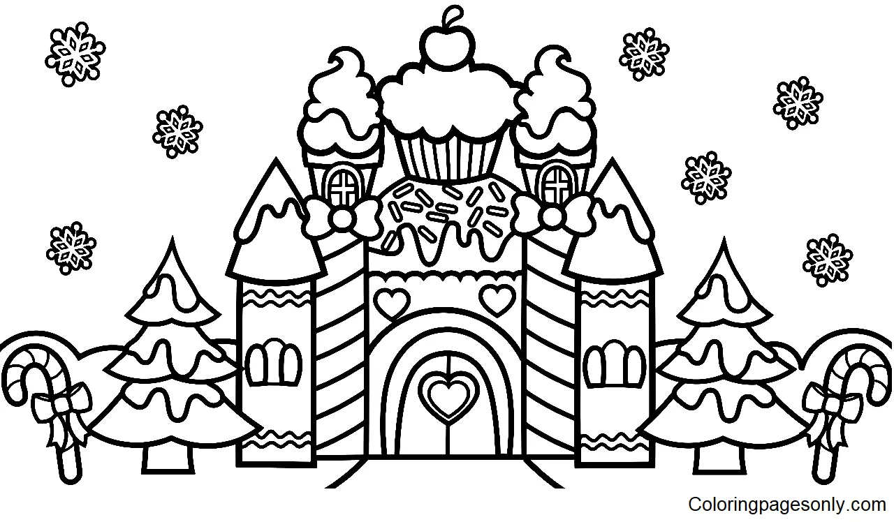 Desenhos de Terra de Doces Para Colorir 2
