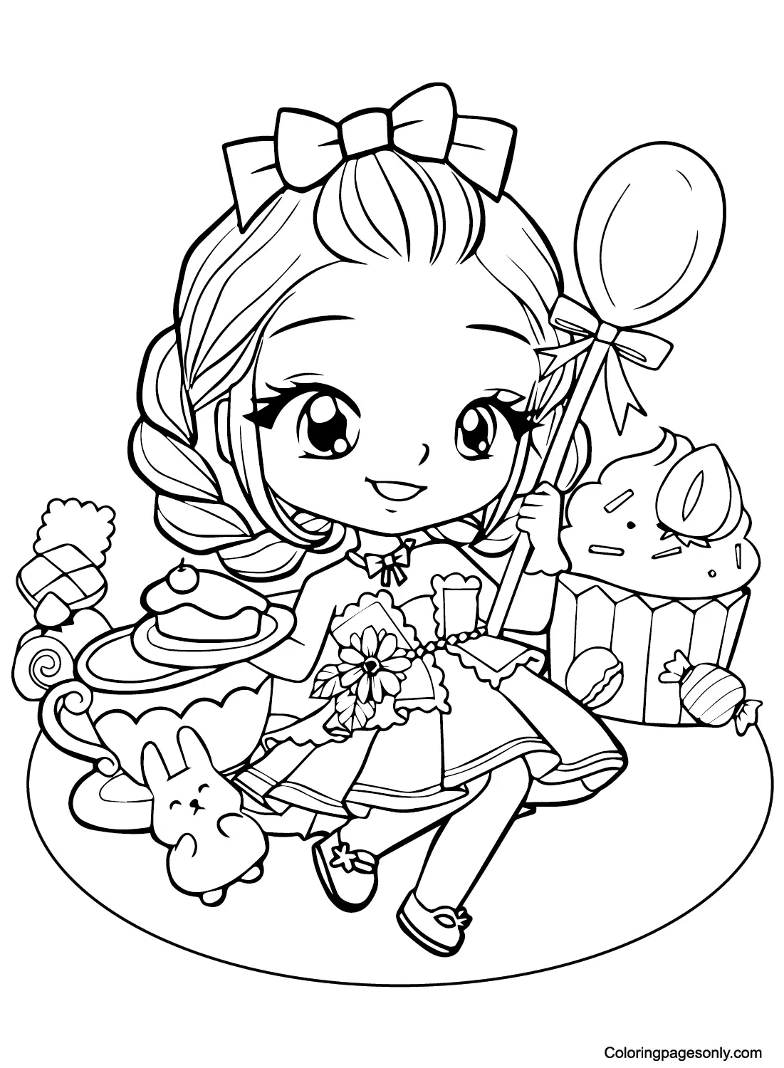 Desenhos de Terra de Doces Para Colorir 8